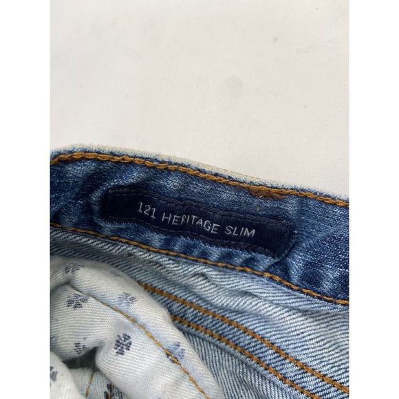 Lucky Brand Heritage Slim Jeans Blue Size Waist 33 - Picture 6 of 6
